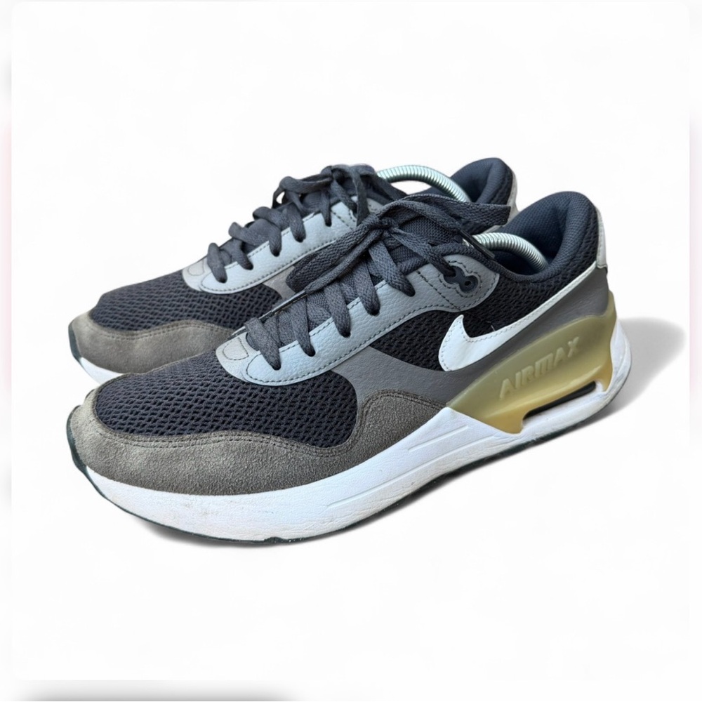 Size 11 Nike Air Max SYSTM Dark Smoke Grey Sneakers